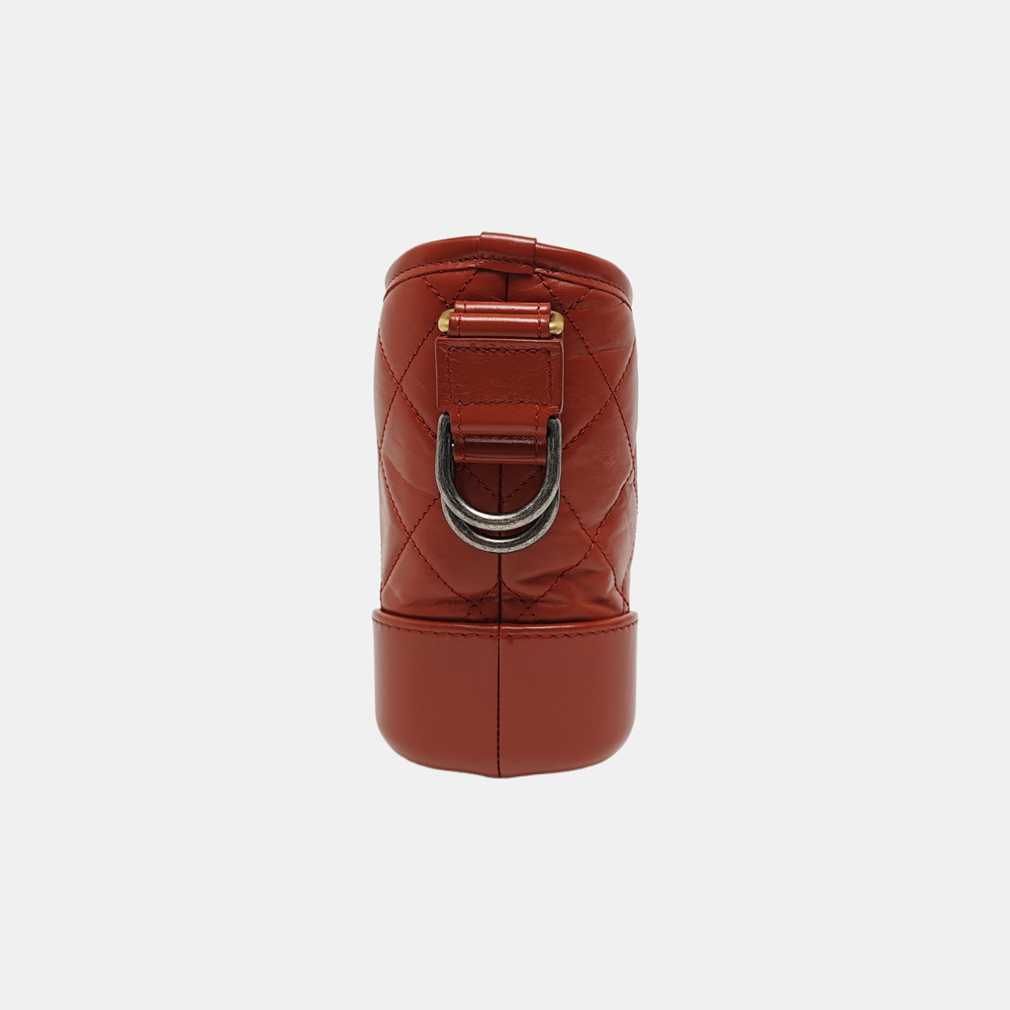 GABRIELLE Small Quilted Calfskin Red