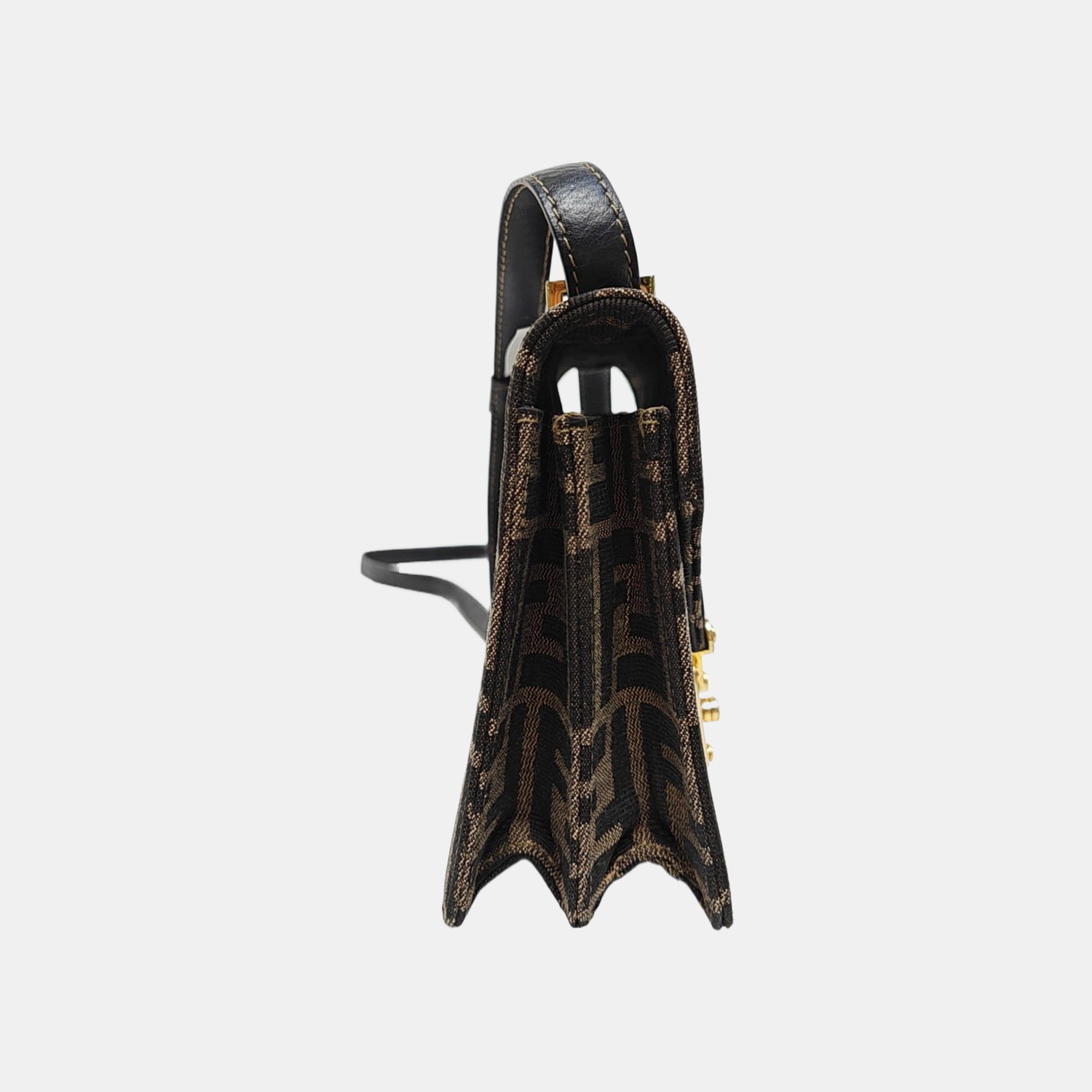 Canvas Shoulder Bag Brown