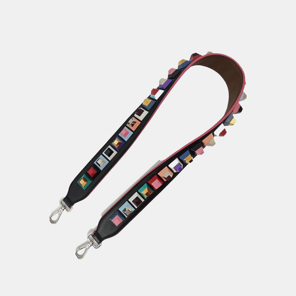 Leather Bag Strap Multicolor
