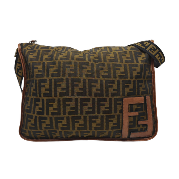 Canvas Shoulder Bag Brown