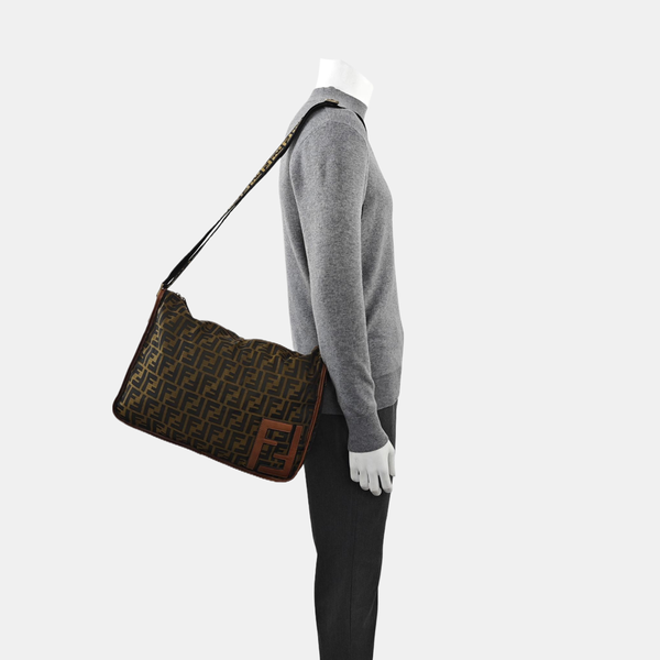 Canvas Shoulder Bag Brown