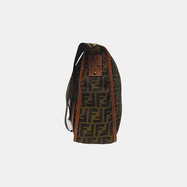 Canvas Shoulder Bag Brown
