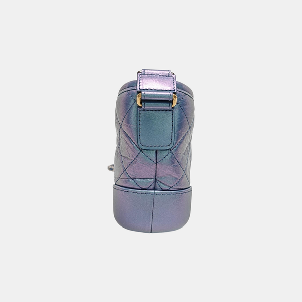 GABRIELLE Small Quilted Calfskin Metallic
