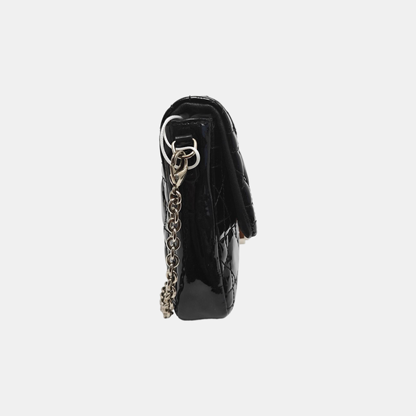 Miss Dior Cannage Patent Leather Black