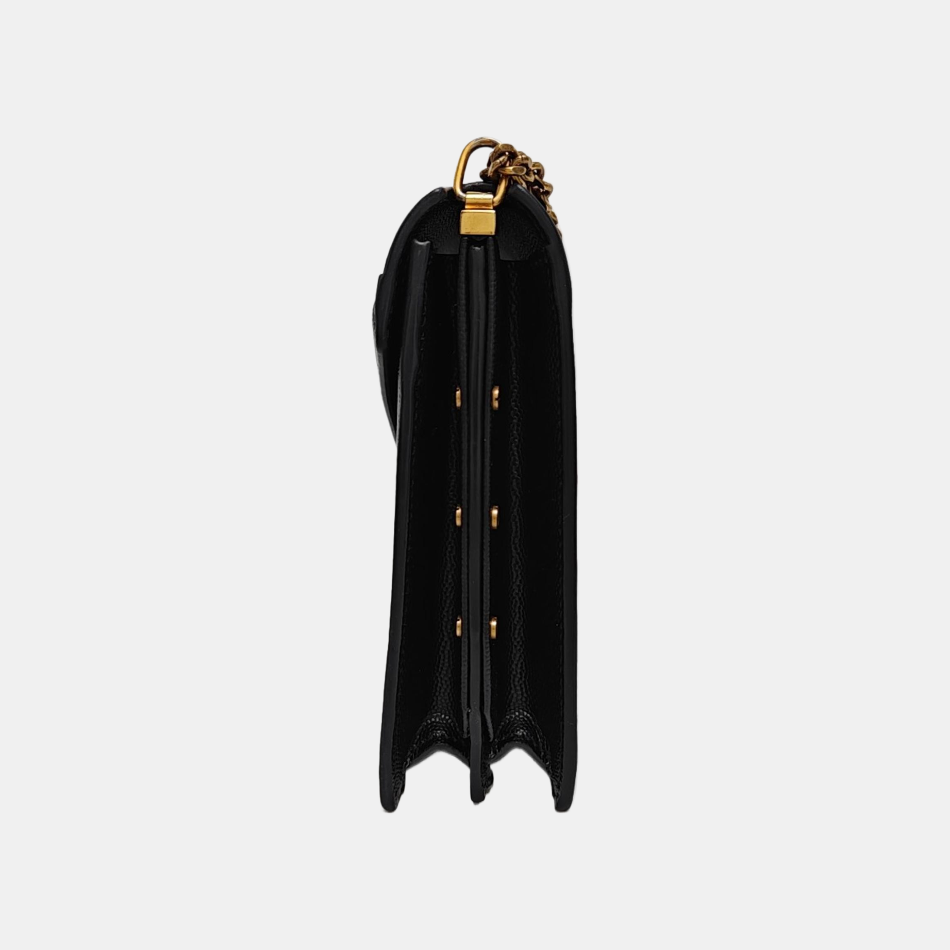 CASSANDRA Calfskin Black