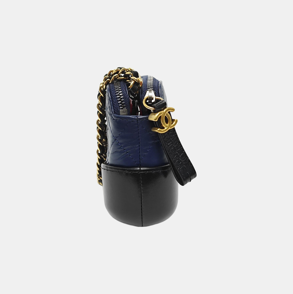 GABRIELLE Mini Quilted Calfskin Blue