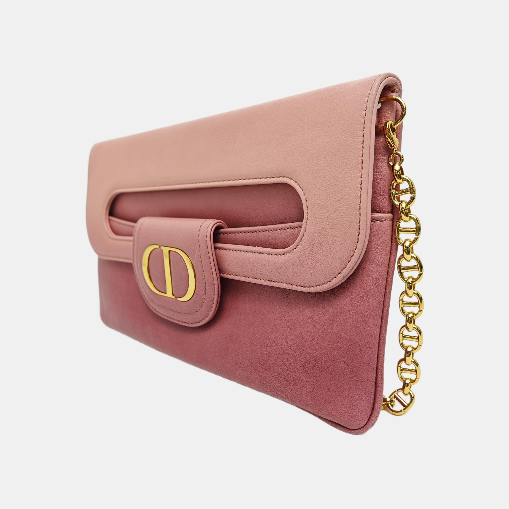 Diordouble Medium Calfskin Multicolor