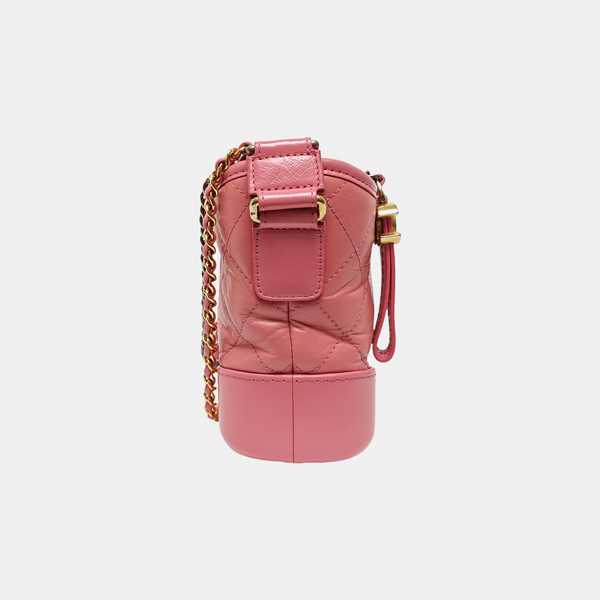 GABRIELLE Small Quilted Calfskin Red