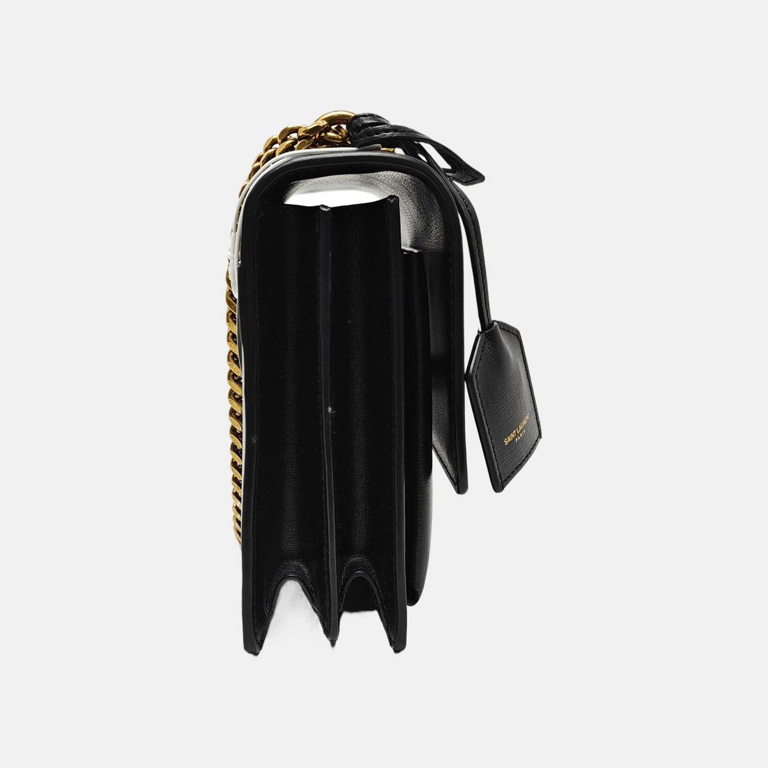 SUNSET Medium Calfskin Black