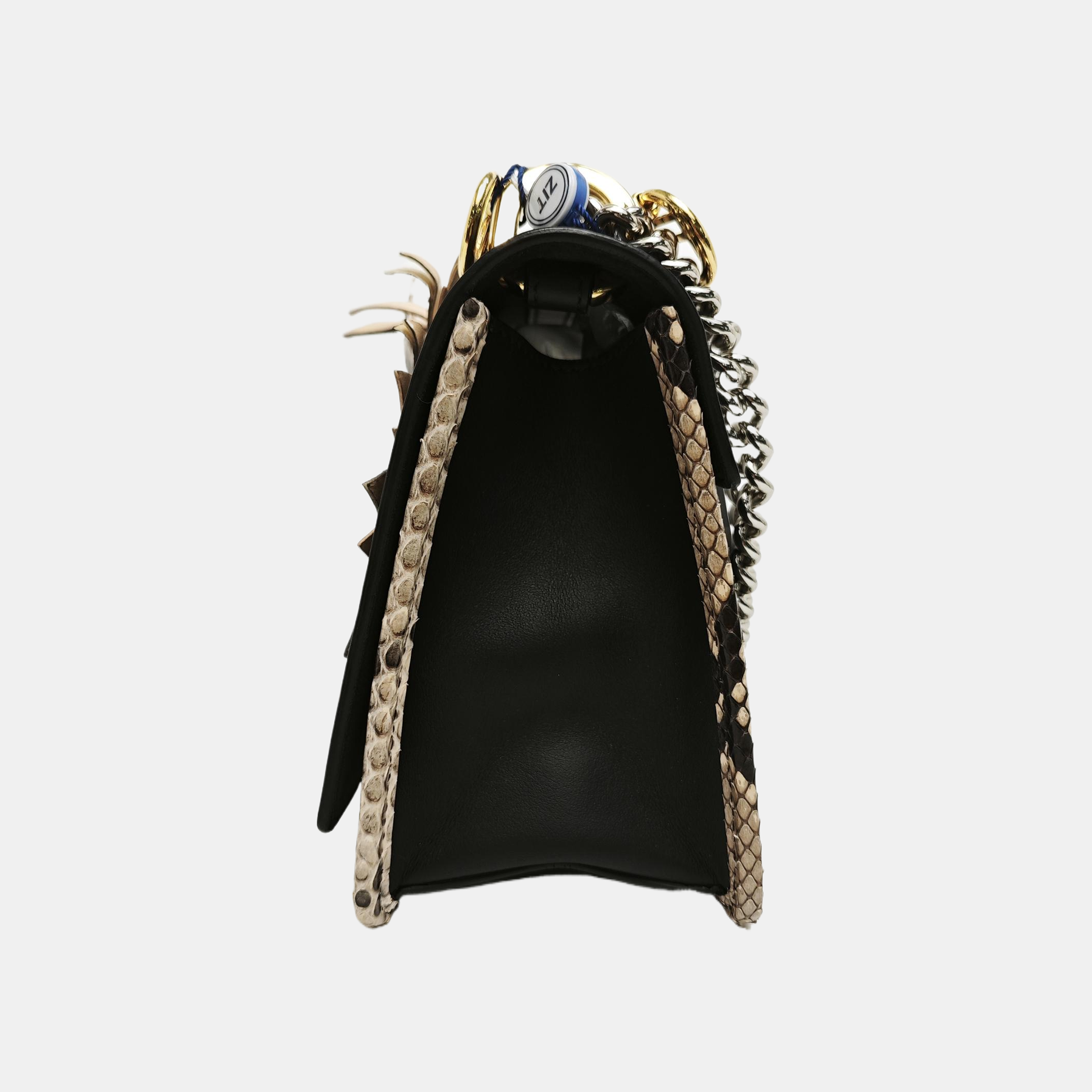 Calfskin Shoulder Bag Black