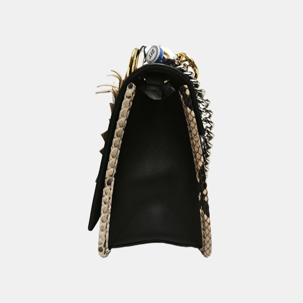 Calfskin Shoulder Bag Black