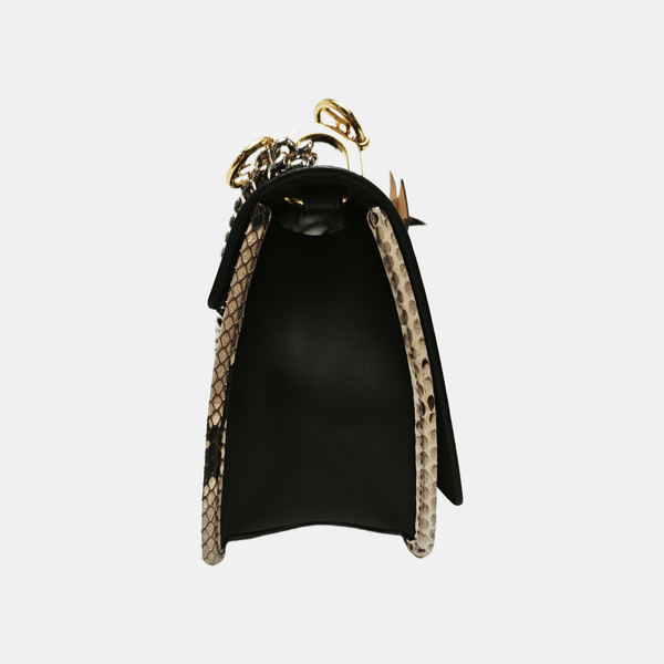 Calfskin Shoulder Bag Black
