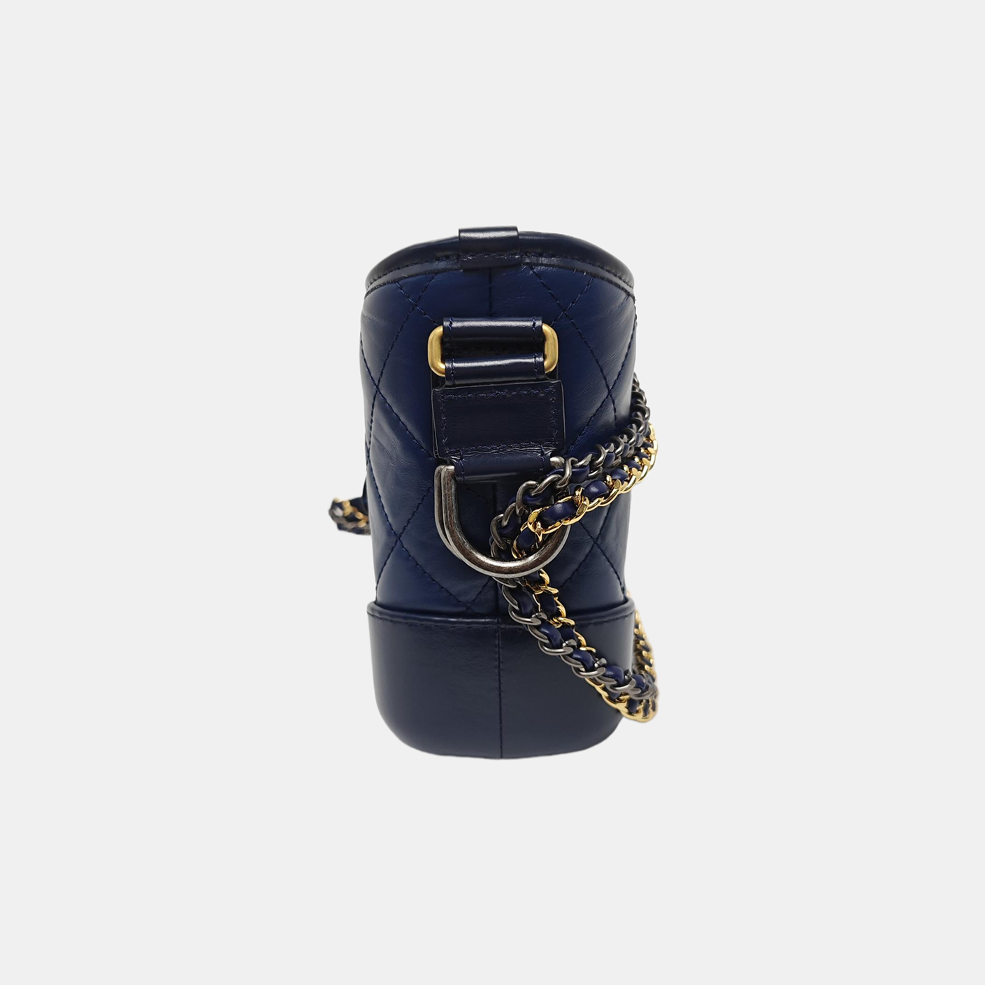 GABRIELLE Small Quilted Calfskin Blue