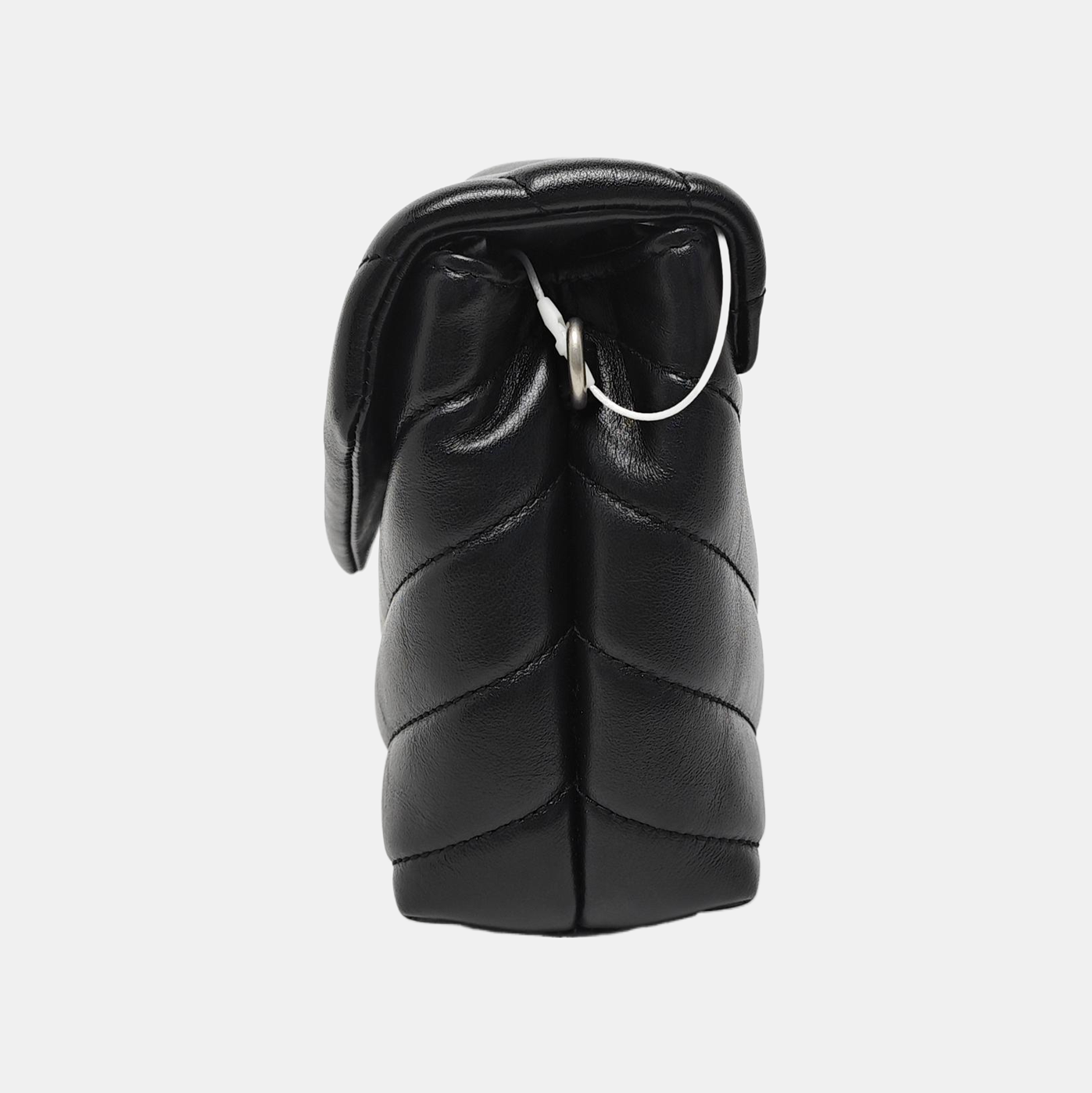 LOULOU Extra Small Chevron Calfskin Black