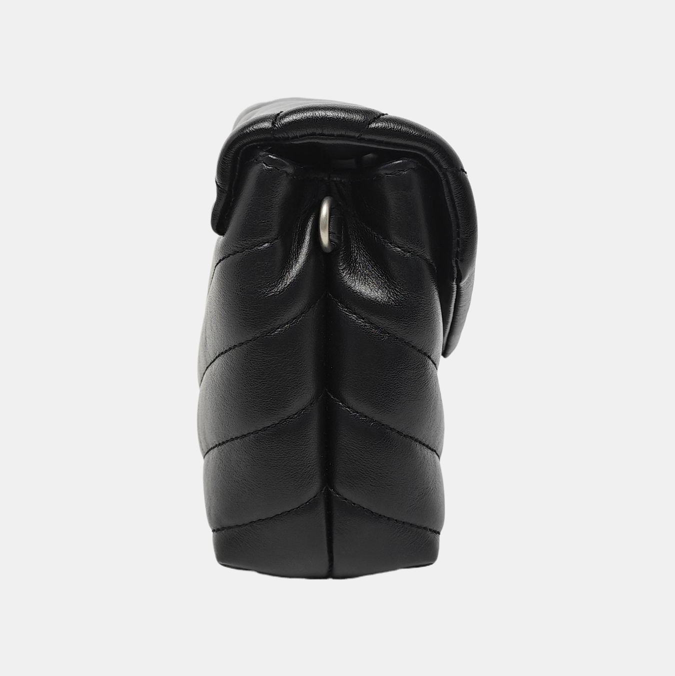 LOULOU Extra Small Chevron Calfskin Black