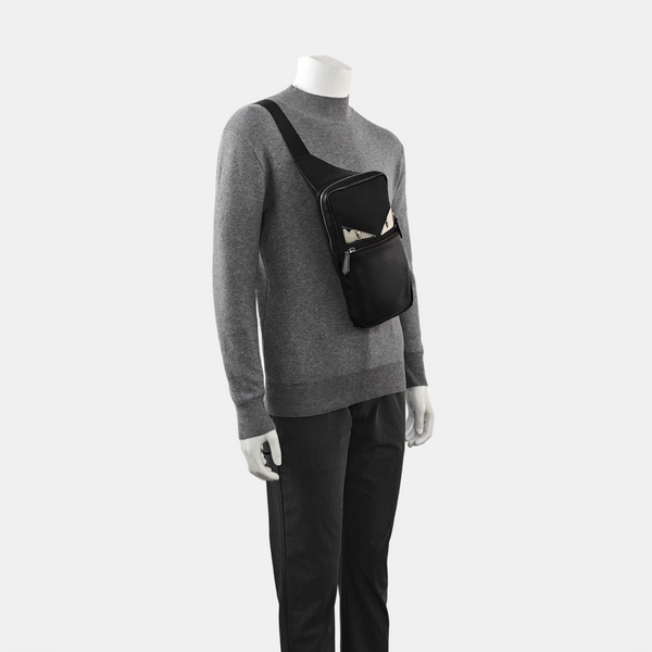 Calfskin Shoulder Bag Black