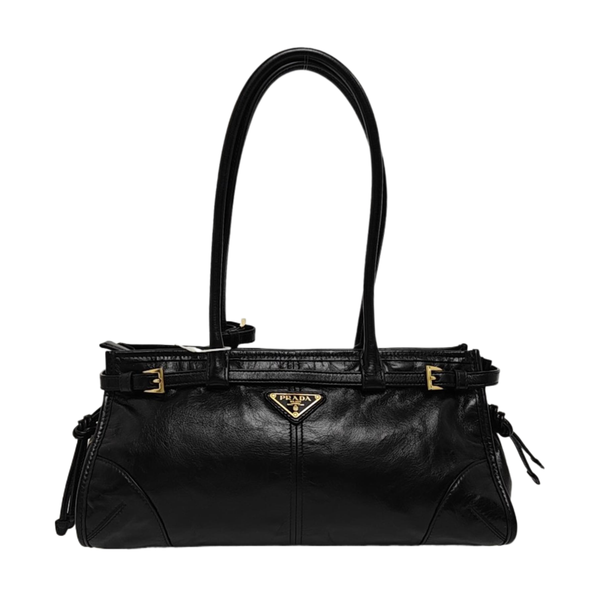 Bonnie Medium Patent Leather Black