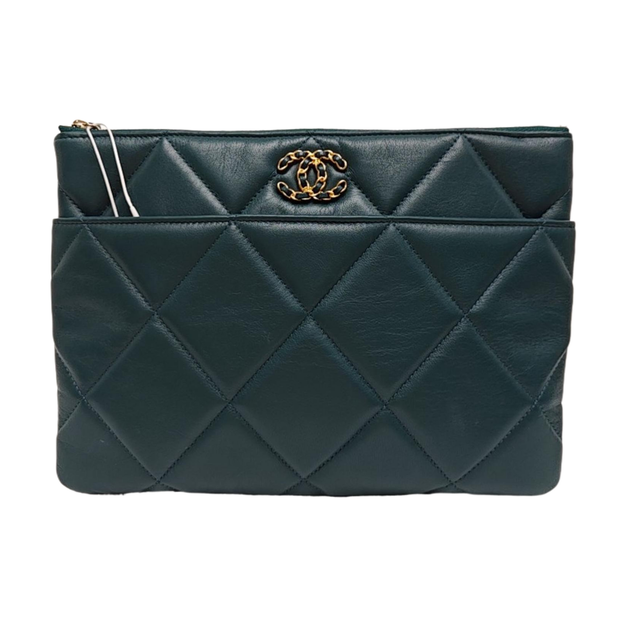 CHANEL 19 Small Quilted Lambskin Blue