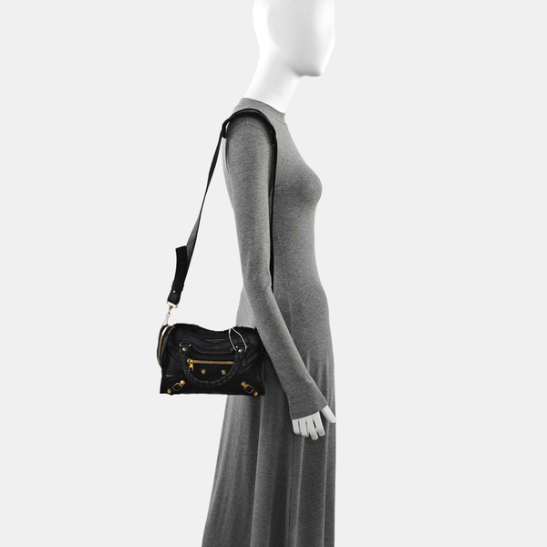 Classic City Mini Lambskin Black