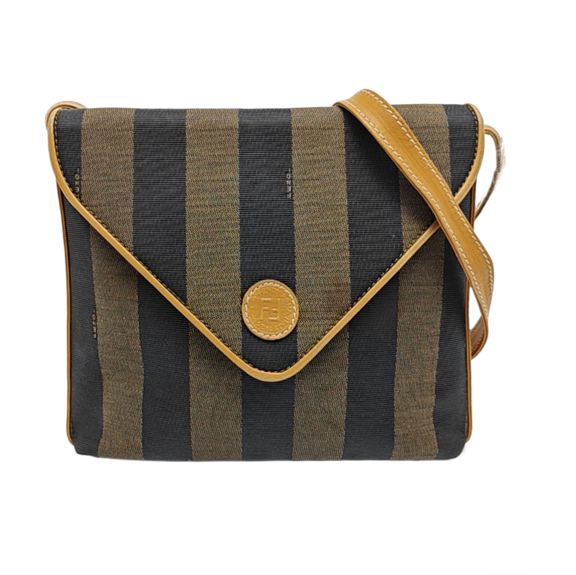 Coated Canvas Shoulder Bag Multicolor