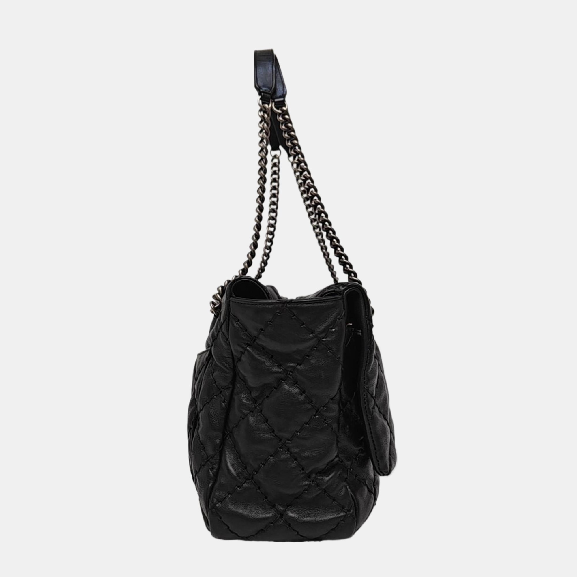 Quilted Calfskin Black