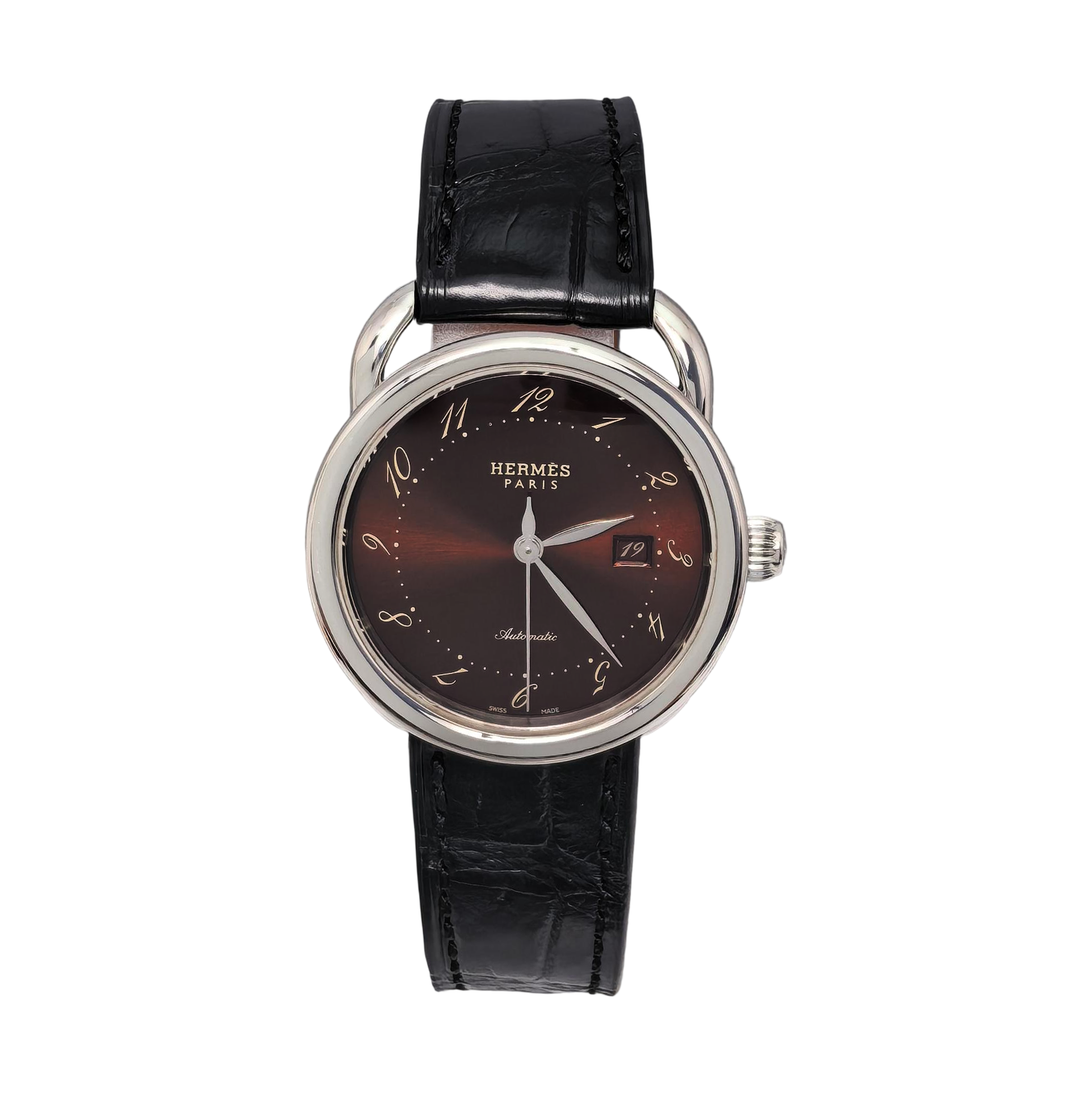 H-Watch 32mm Dark Brown Automatic Watch