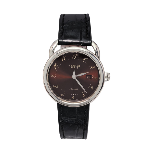 H-Watch 32mm Dark Brown Automatic Watch