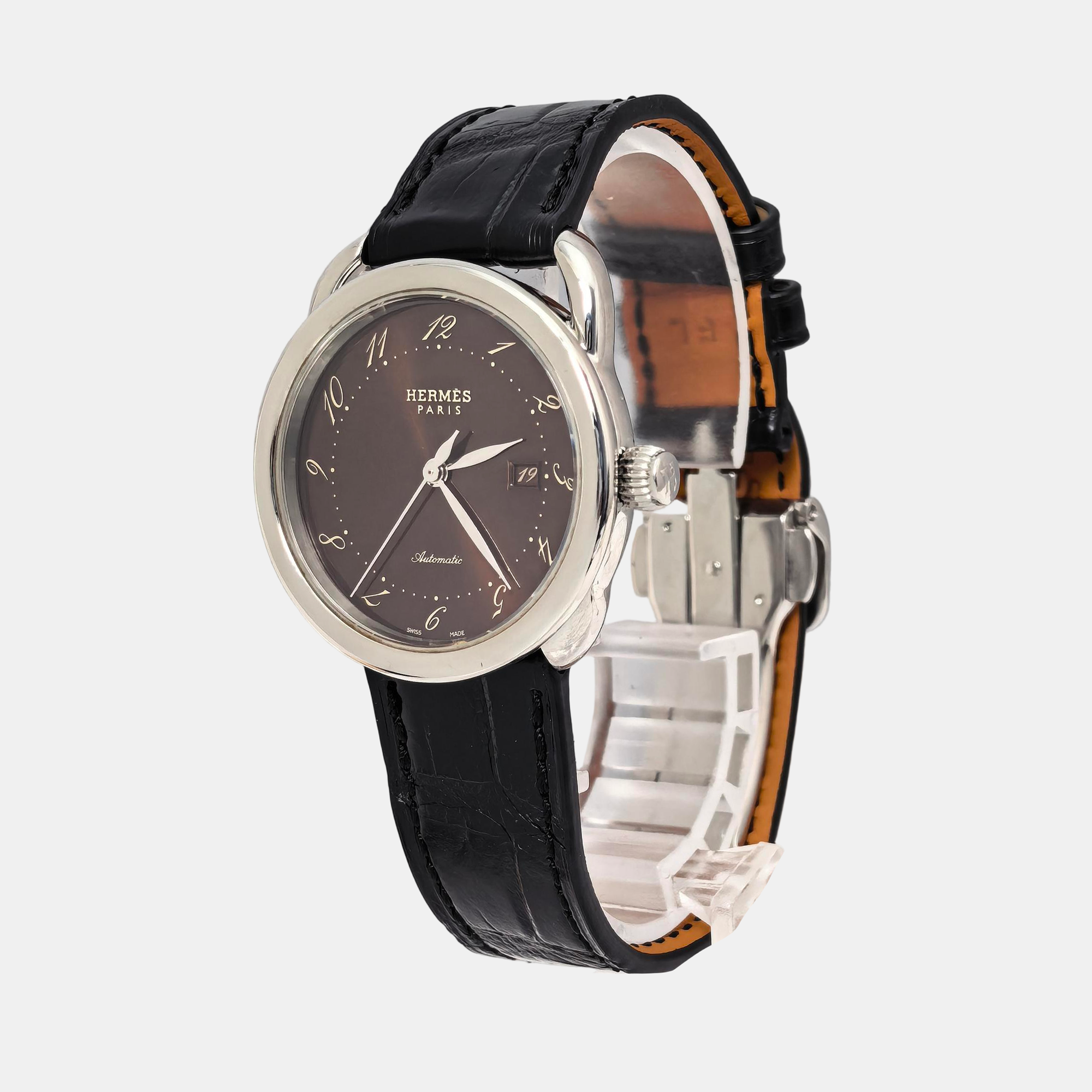 H-Watch 32mm Dark Brown Automatic Watch