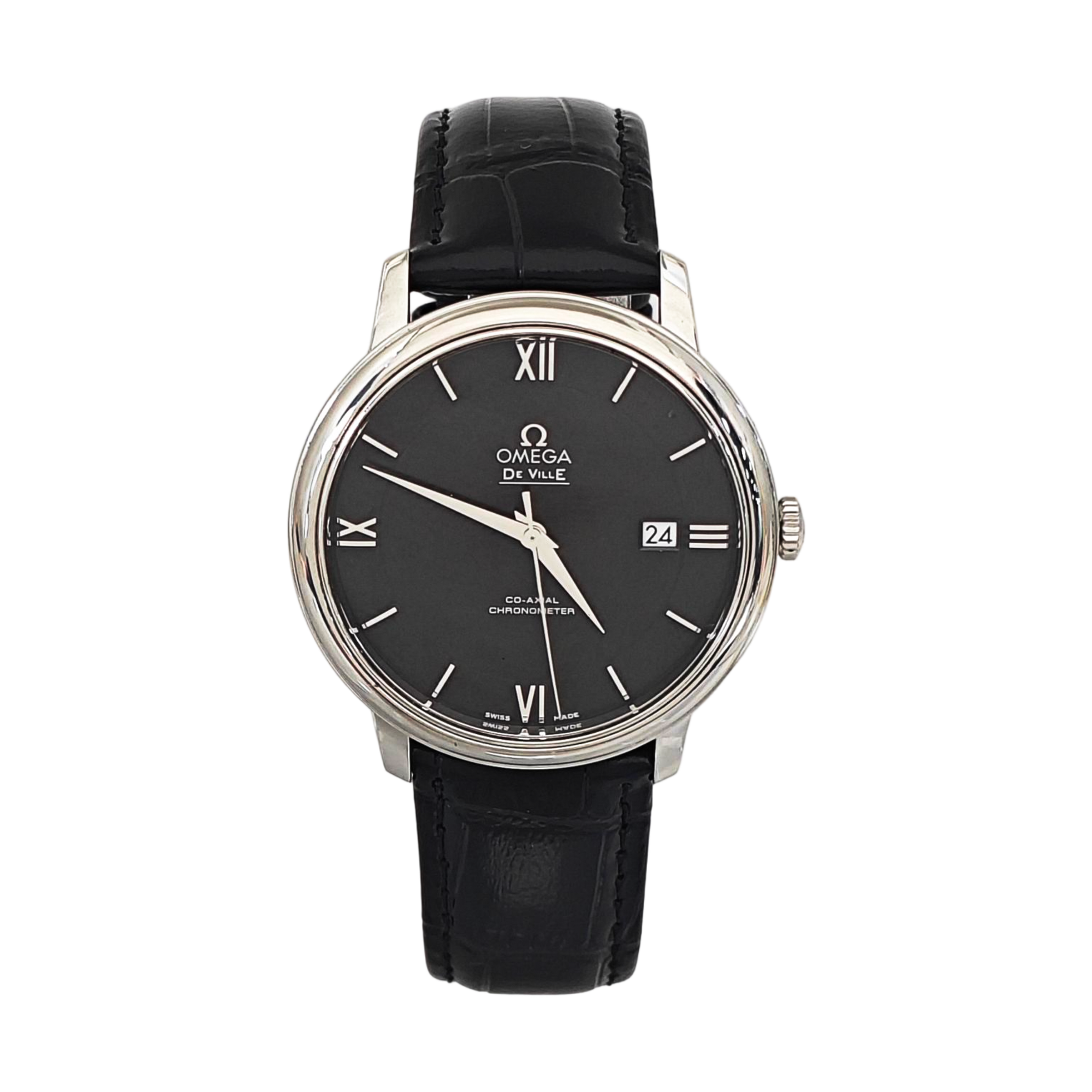 De Ville 39.4mm Black Automatic Watch