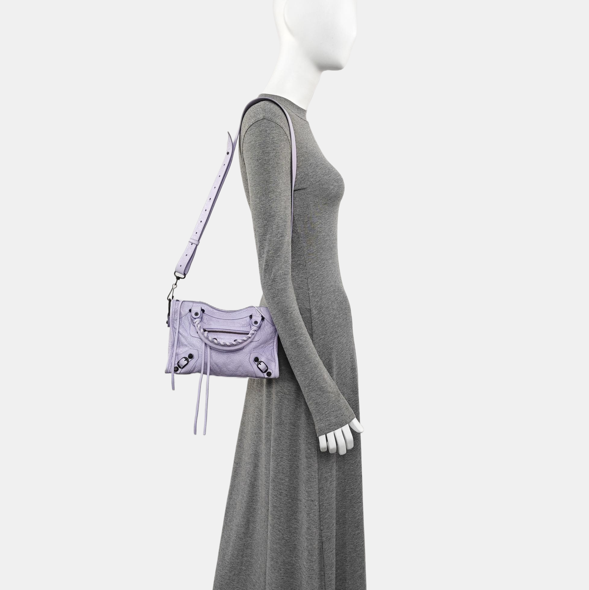 Classic City Mini Lambskin Purple