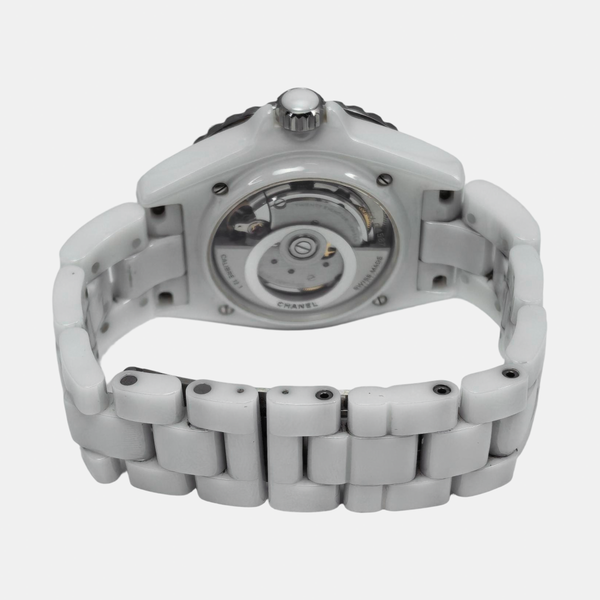 J12 38mm White Automatic Watch