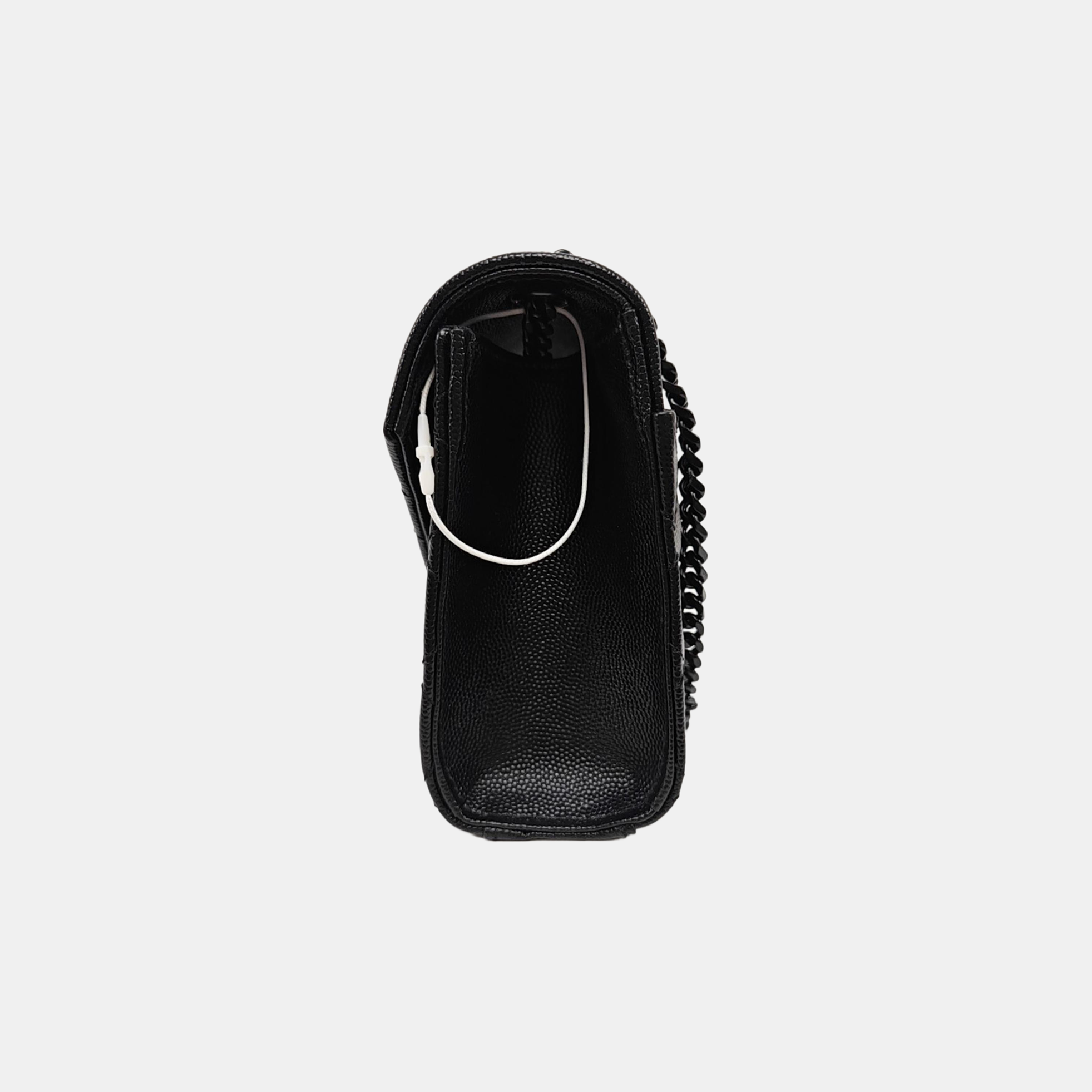 ENVELOPE Small Quilted Calfskin Black