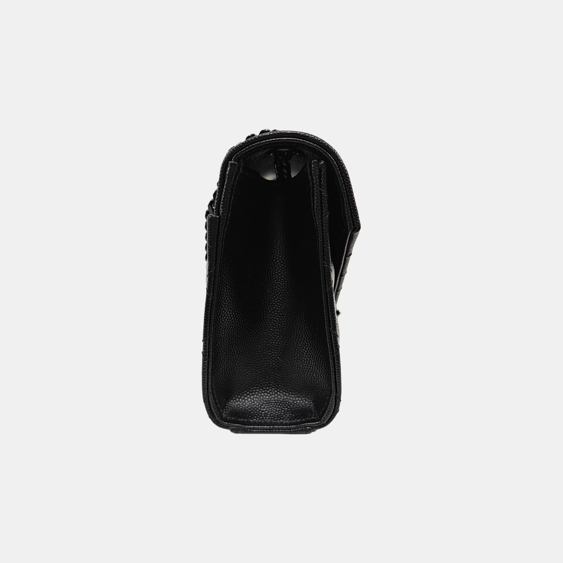 ENVELOPE Small Quilted Calfskin Black