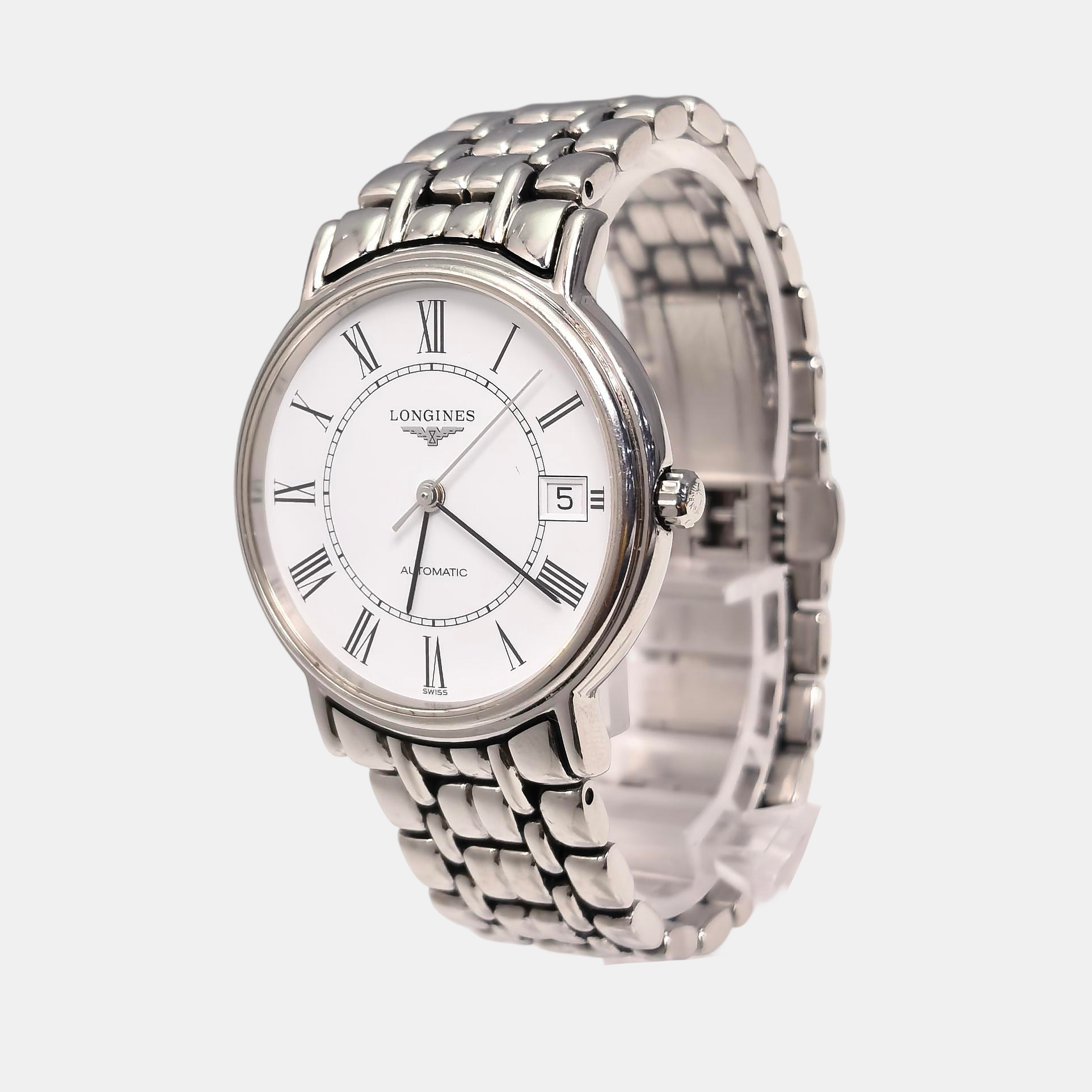 Elegant Collection 34.5mm White Automatic Watch