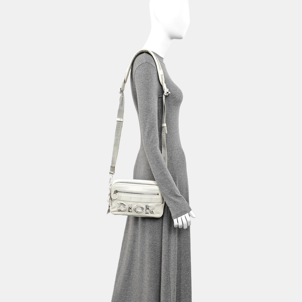 Dior And Daniel Arsham Calfskin White