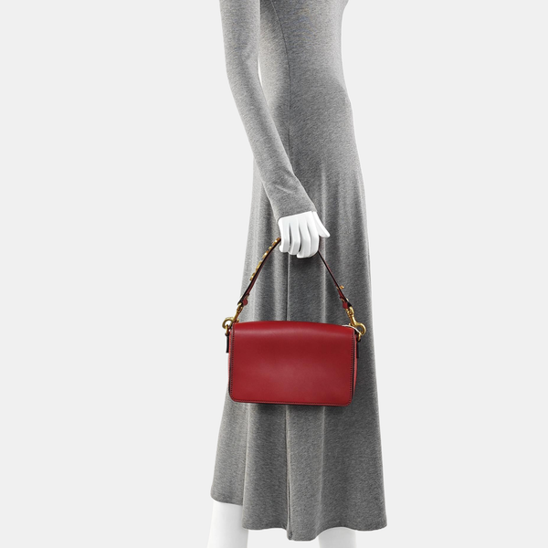 J'adior Small Calfskin Red