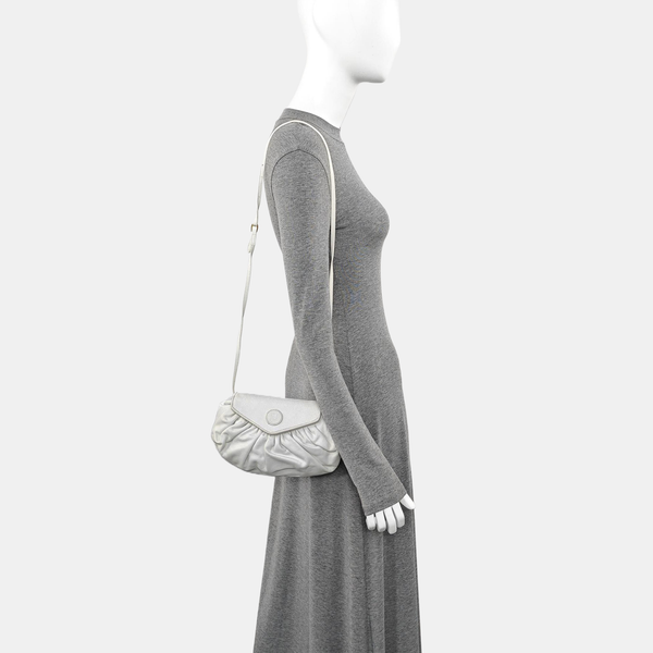 Calfskin Shoulder Bag White