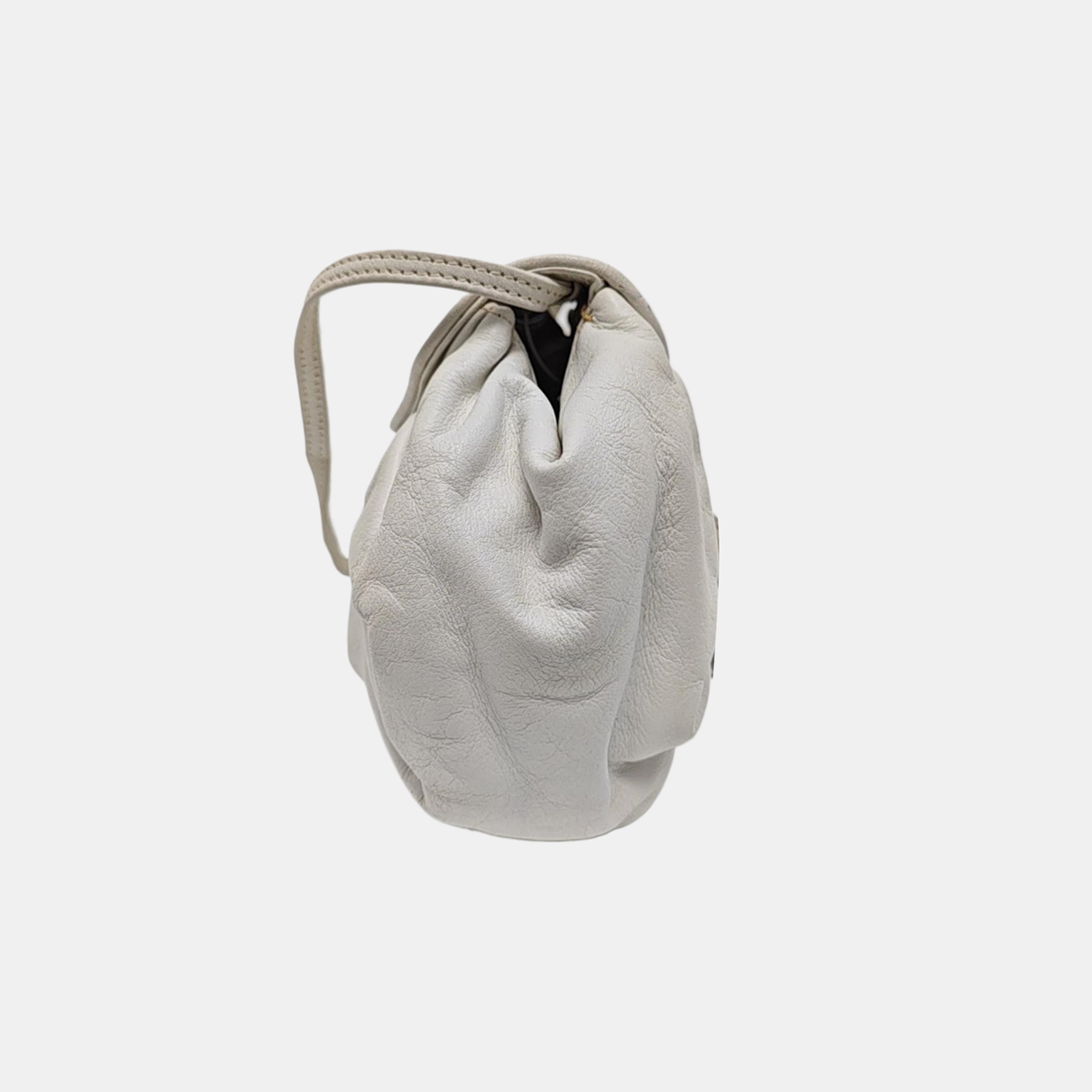 Calfskin Shoulder Bag White