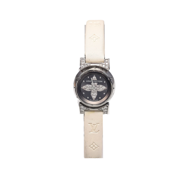 Tambour Glamour 18mm Gray Quartz Watch
