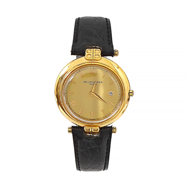 33mm Gold Quartz Watch