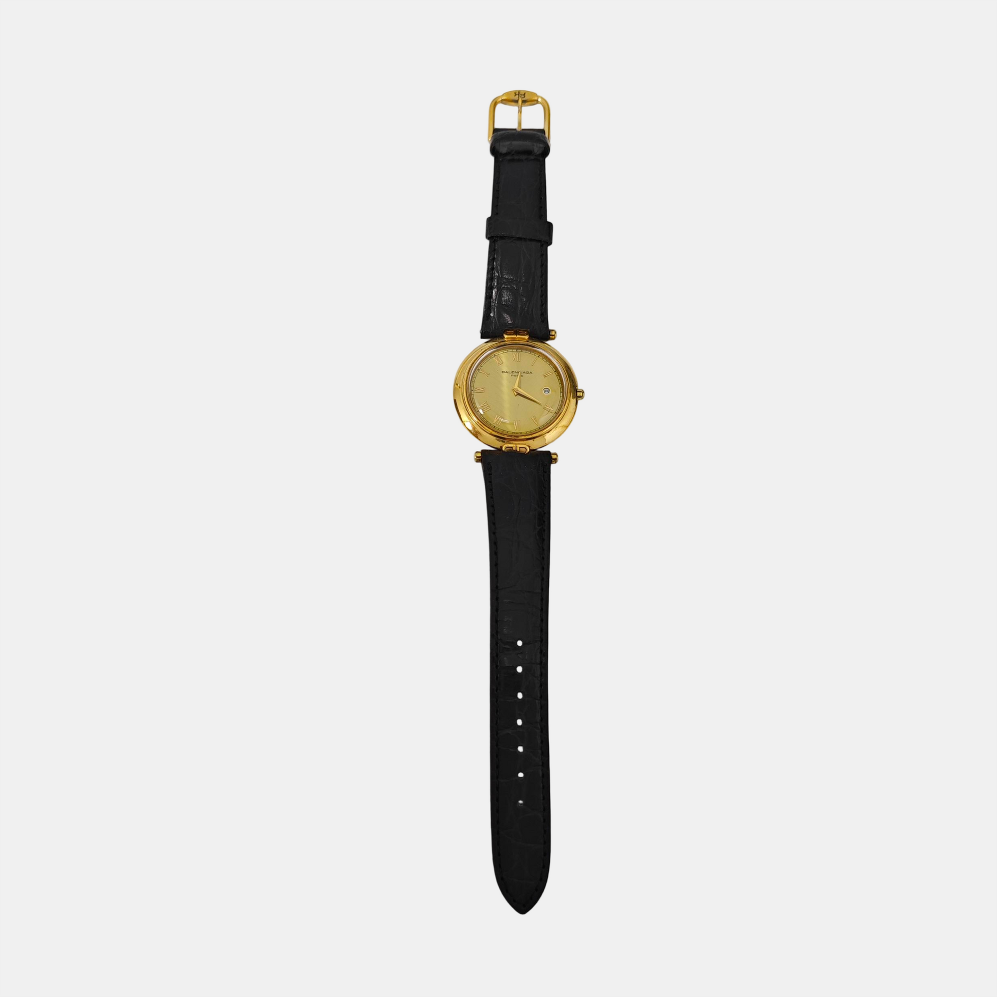 33mm Gold Quartz Watch
