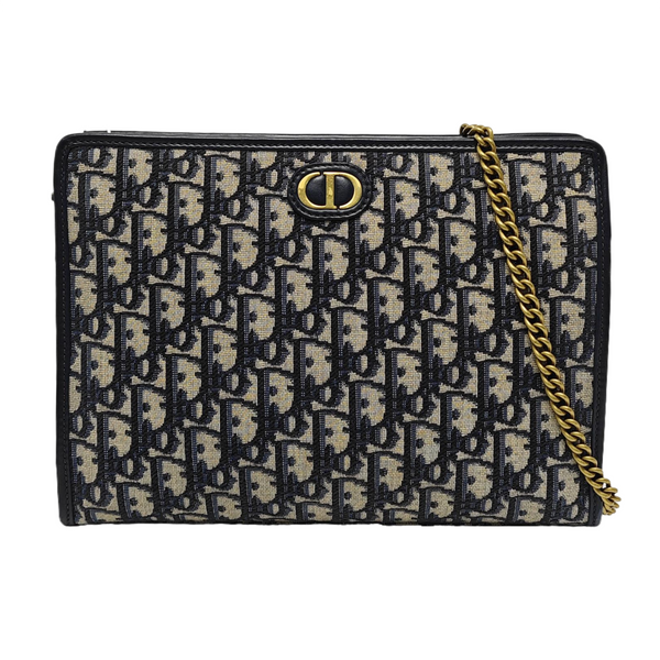 30 Montaigne East-West Oblique Canvas Blue