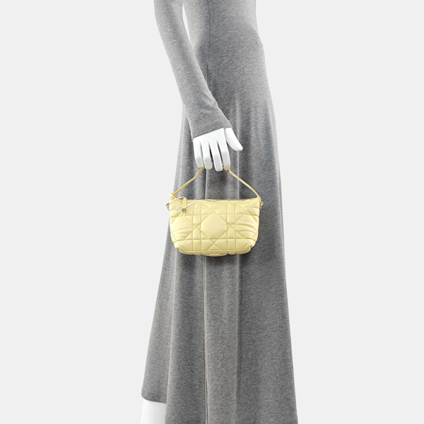 Diortravel Nomad Small Cannage Lambskin Yellow