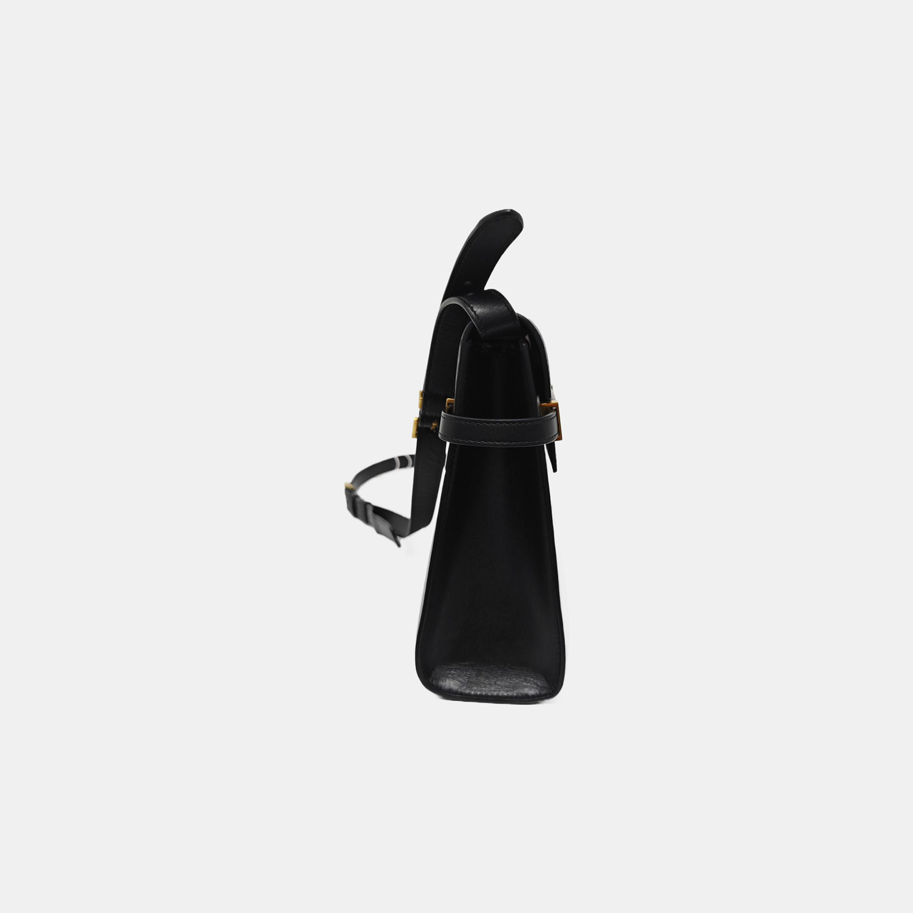MANHATTAN Medium Calfskin Black