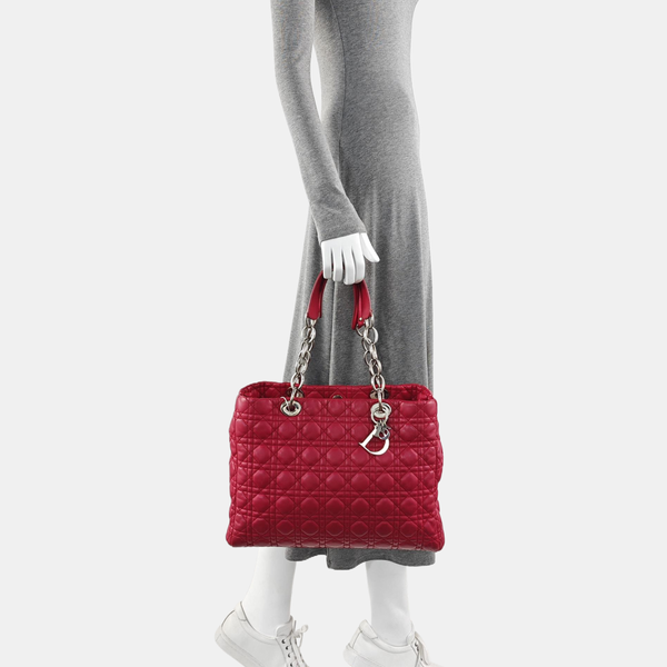 Dior Soft Cannage Lambskin Red