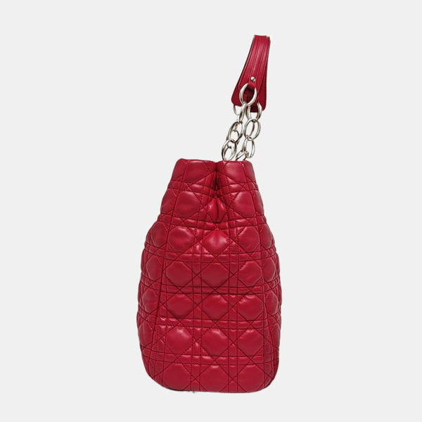 Dior Soft Cannage Lambskin Red