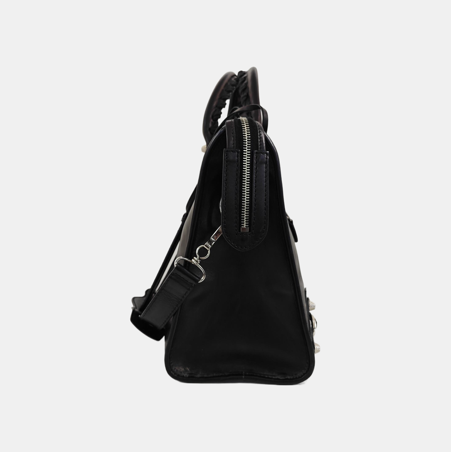Classic City Medium Calfskin Black
