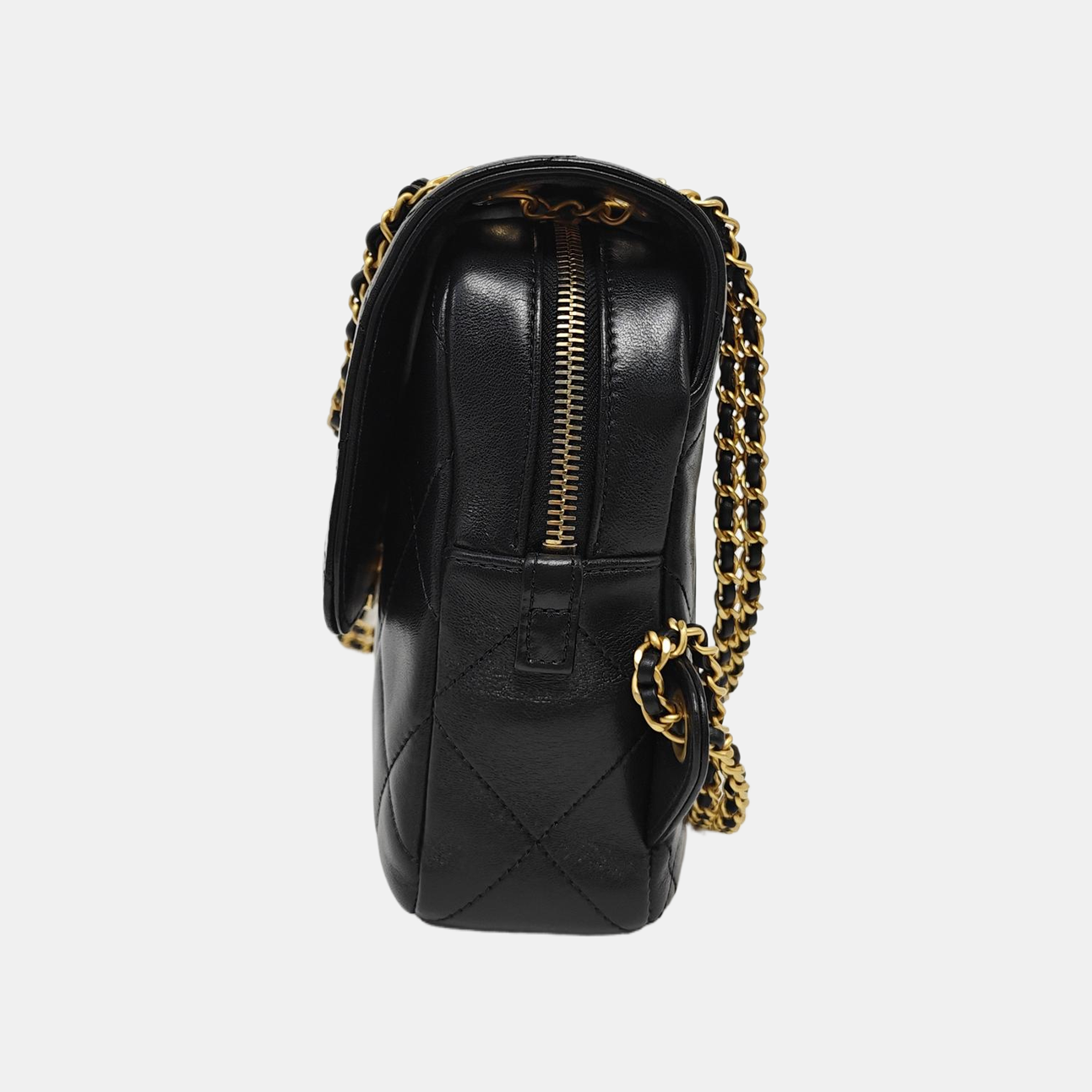 Ado Quilted Lambskin Black