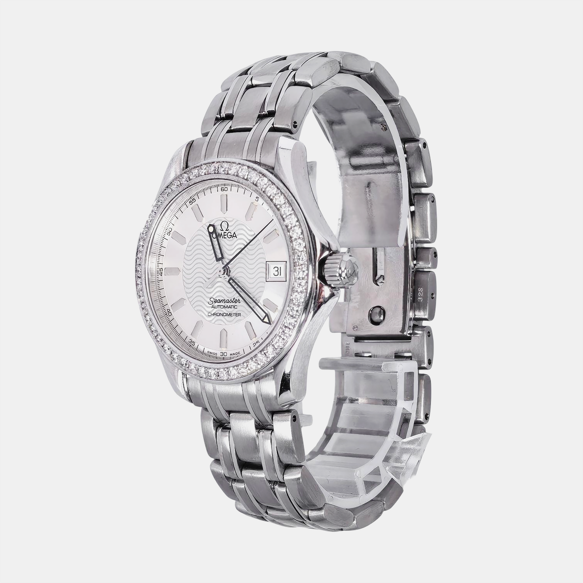 36mm Silver Automatic Watch