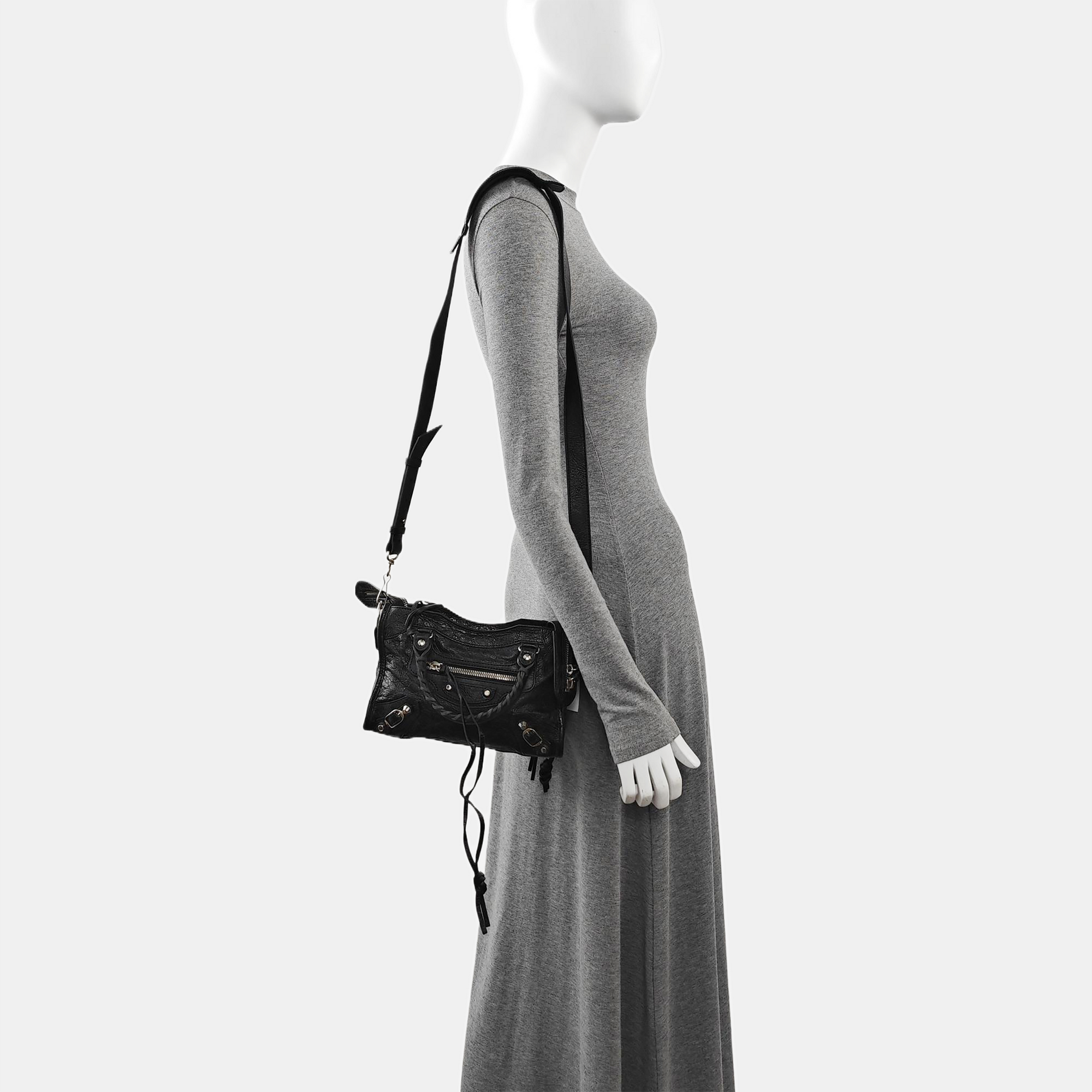 Classic City Mini Lambskin Black